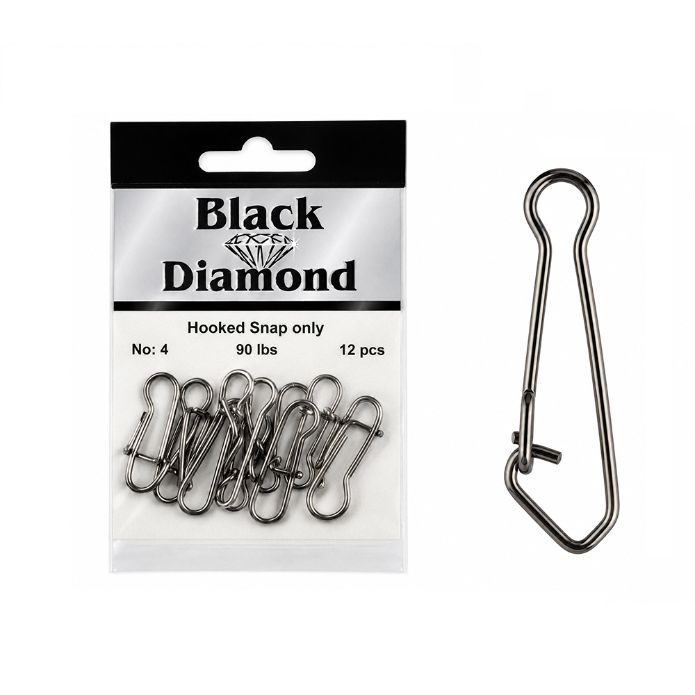 Black Diamond Hooked Black