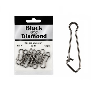Black Diamond Hooked Black