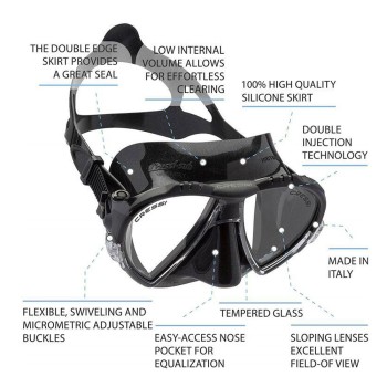 Cressi Matrix Black Red
