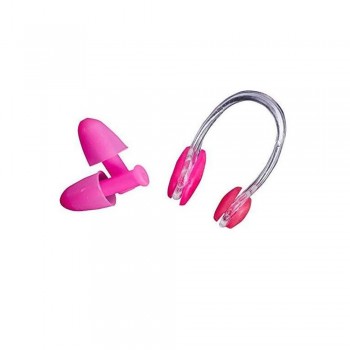 Cressi Silicone Ear Plugs and Nose Clip Pink