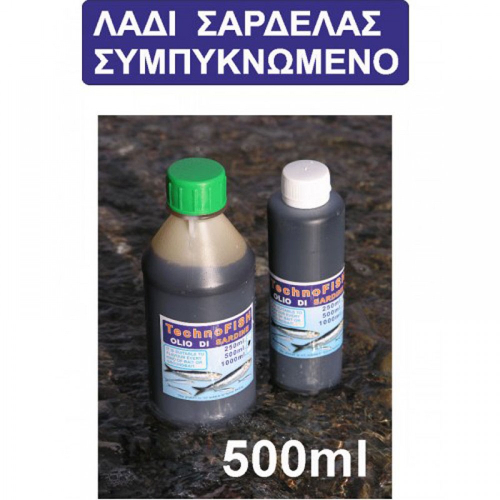Technofish Oil Sardine 500ml (Σαρδέλα)