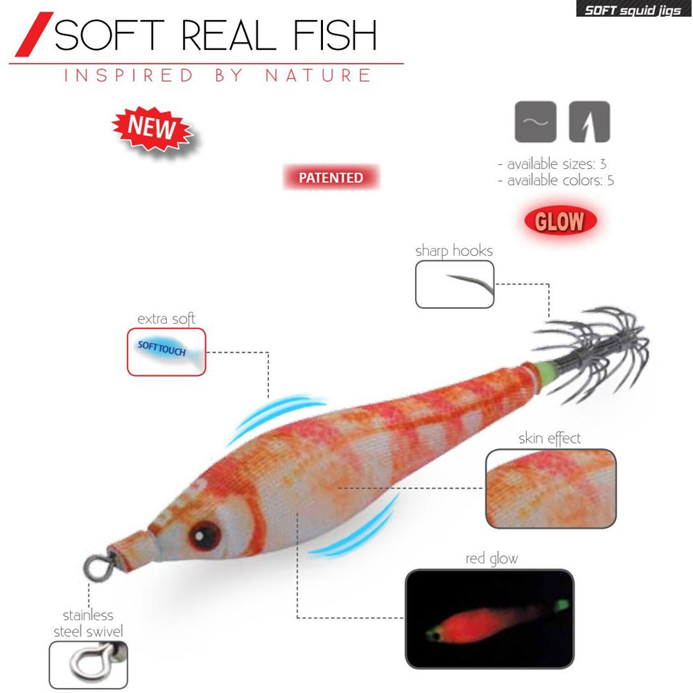 DTD Soft Real Fish 2.5#