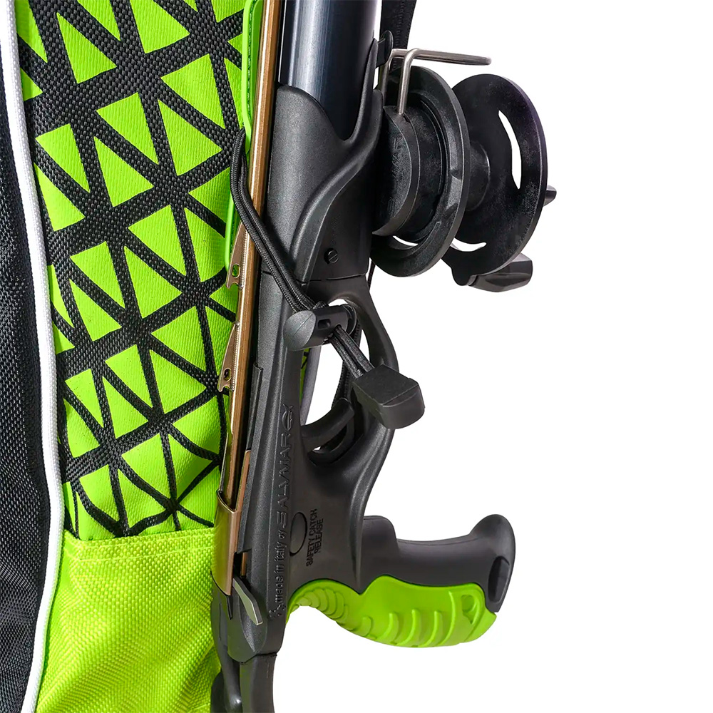 Salvimar Fins Bag Black Acid Green