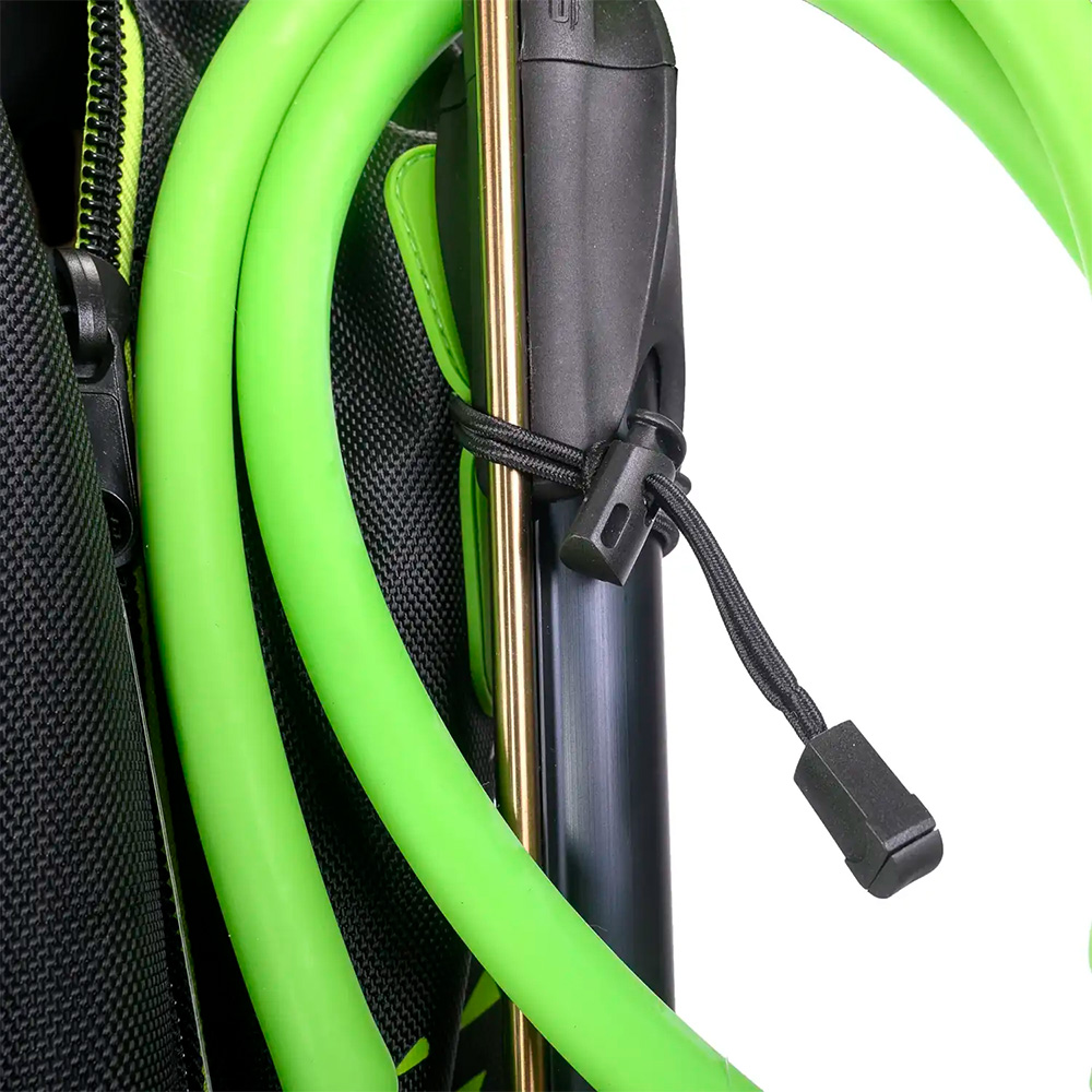 Salvimar Fins Bag Black Acid Green