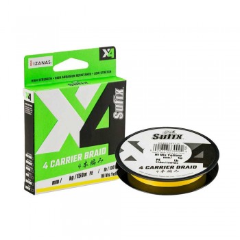 Sufix X-4 Hi Vis Yellow 150m Sufix X-4 Hi Vis Yellow 150m
