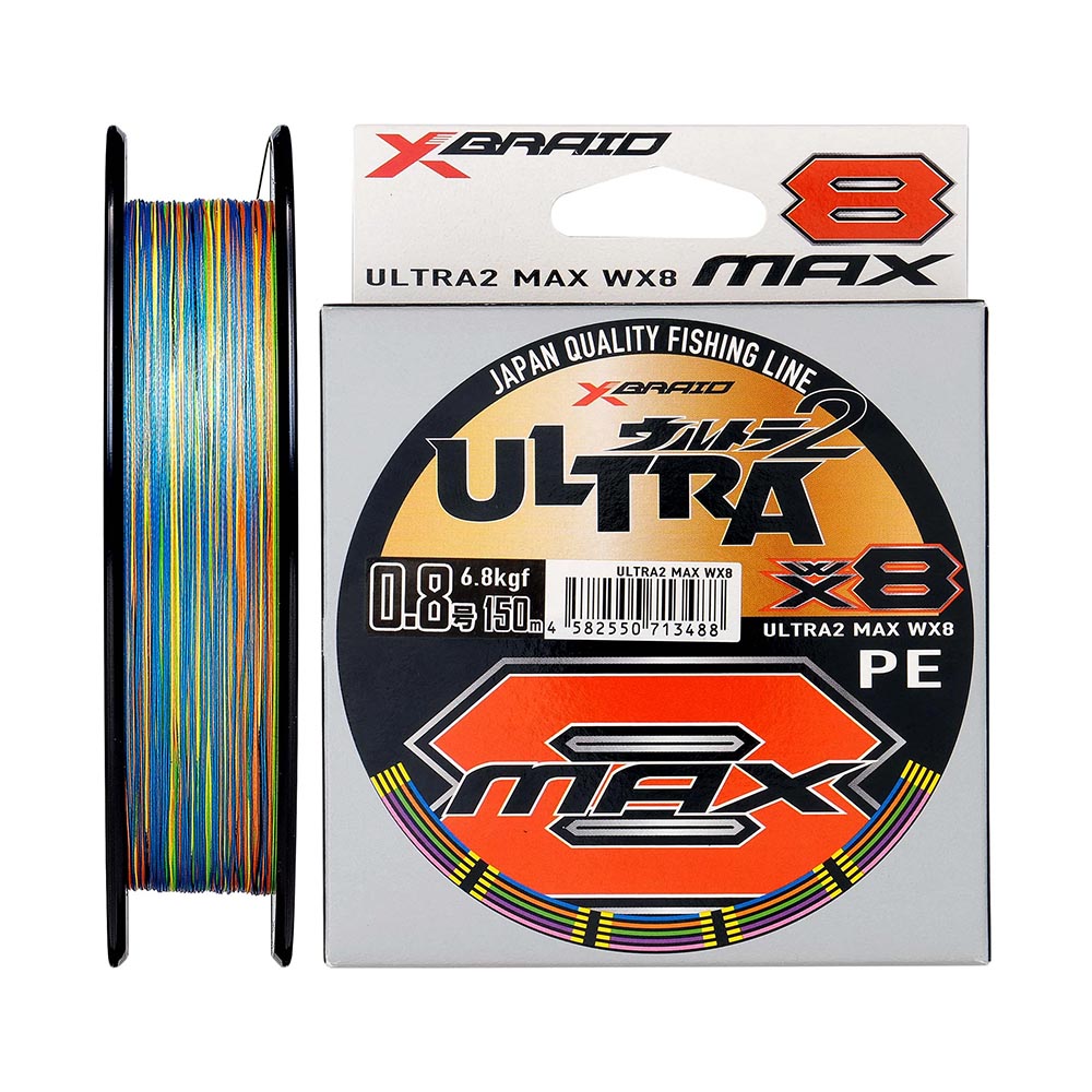 YGK X-Braid Ultra Max WX8 Multi Color 150m