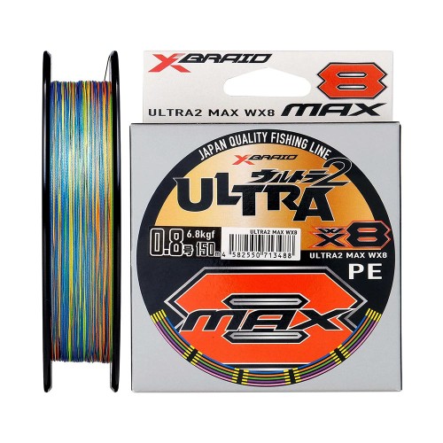YGK X-Braid Ultra Max WX8 Multi Color 150m