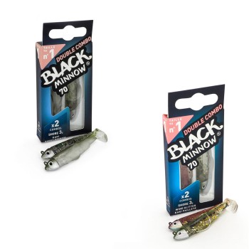 Fiiish Black Minnow No 1 Shore Double Combo 3.0gr (70mm)