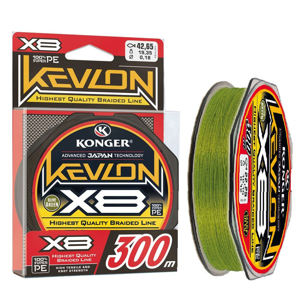 Konger Kevlon x8 Green 300m