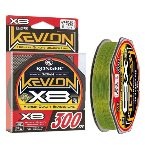 Konger Kevlon x8 Green 300m