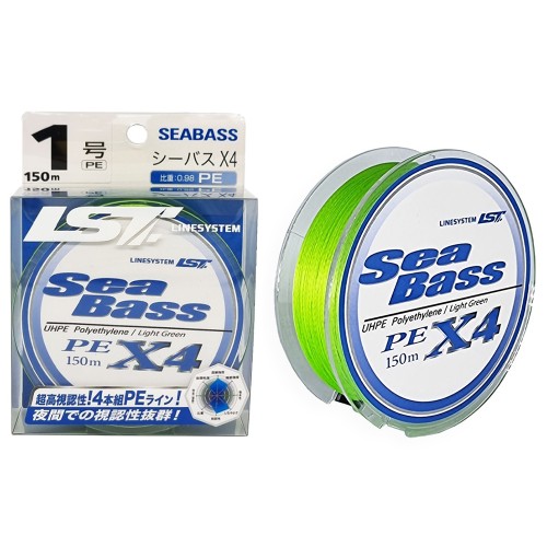 Linesystem Sea Bass X4 Braid 150m