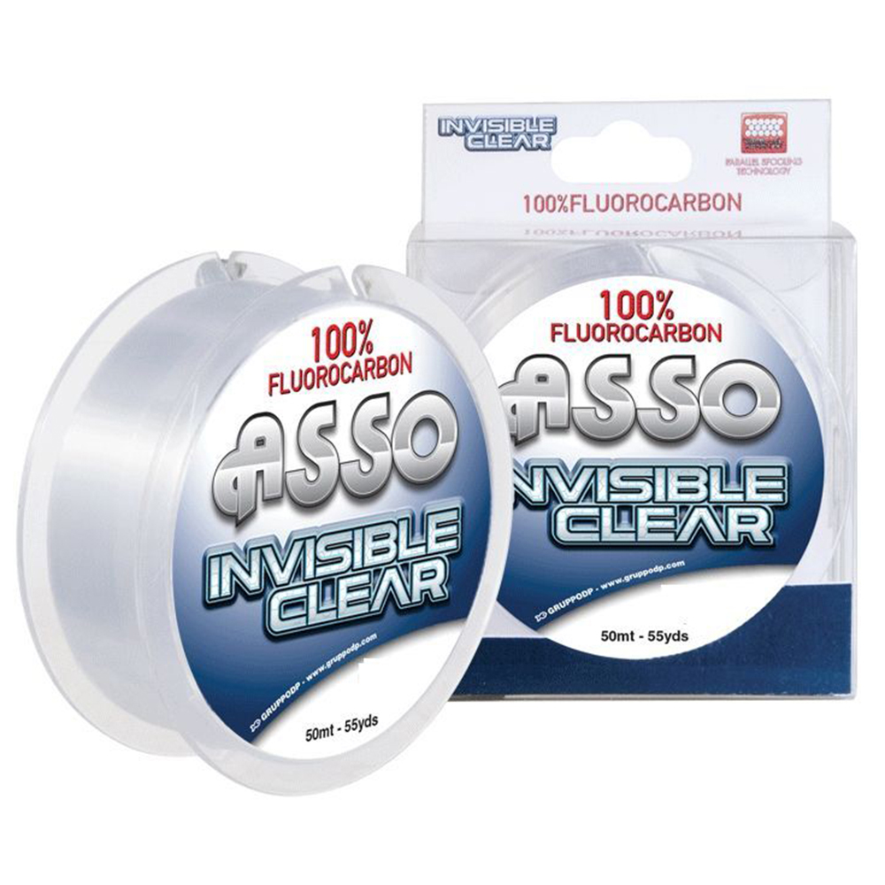 Asso Invisible Clear Fluorocarbon 50m