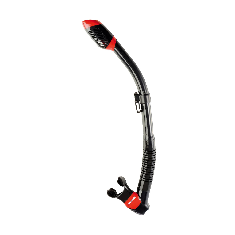 Cressi Dry Snorkel Black/Red